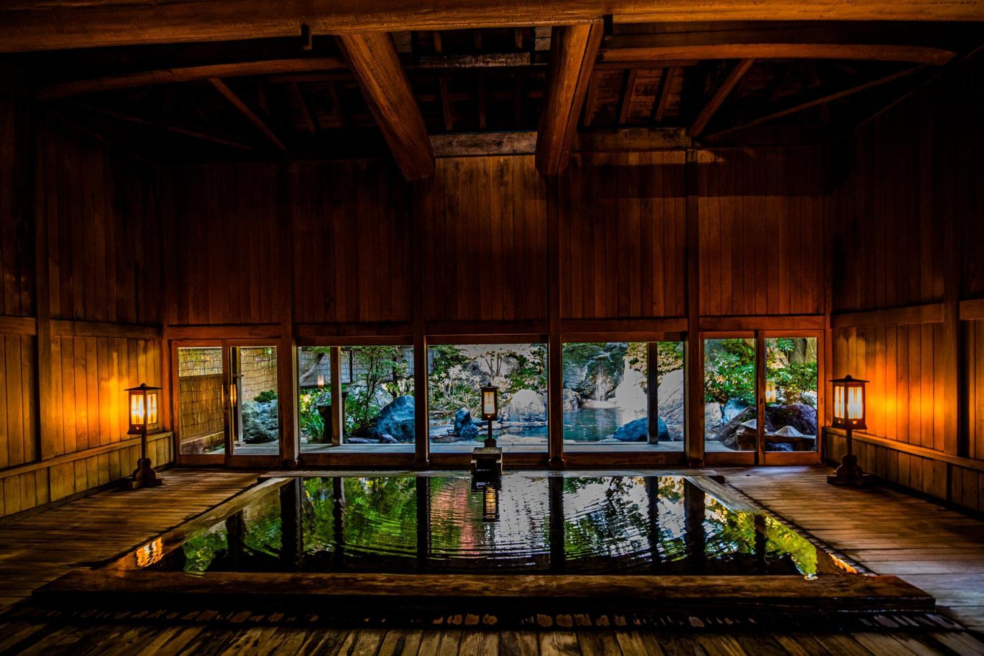 Houshi Onsen Chojukan Minakami Buitenkant foto