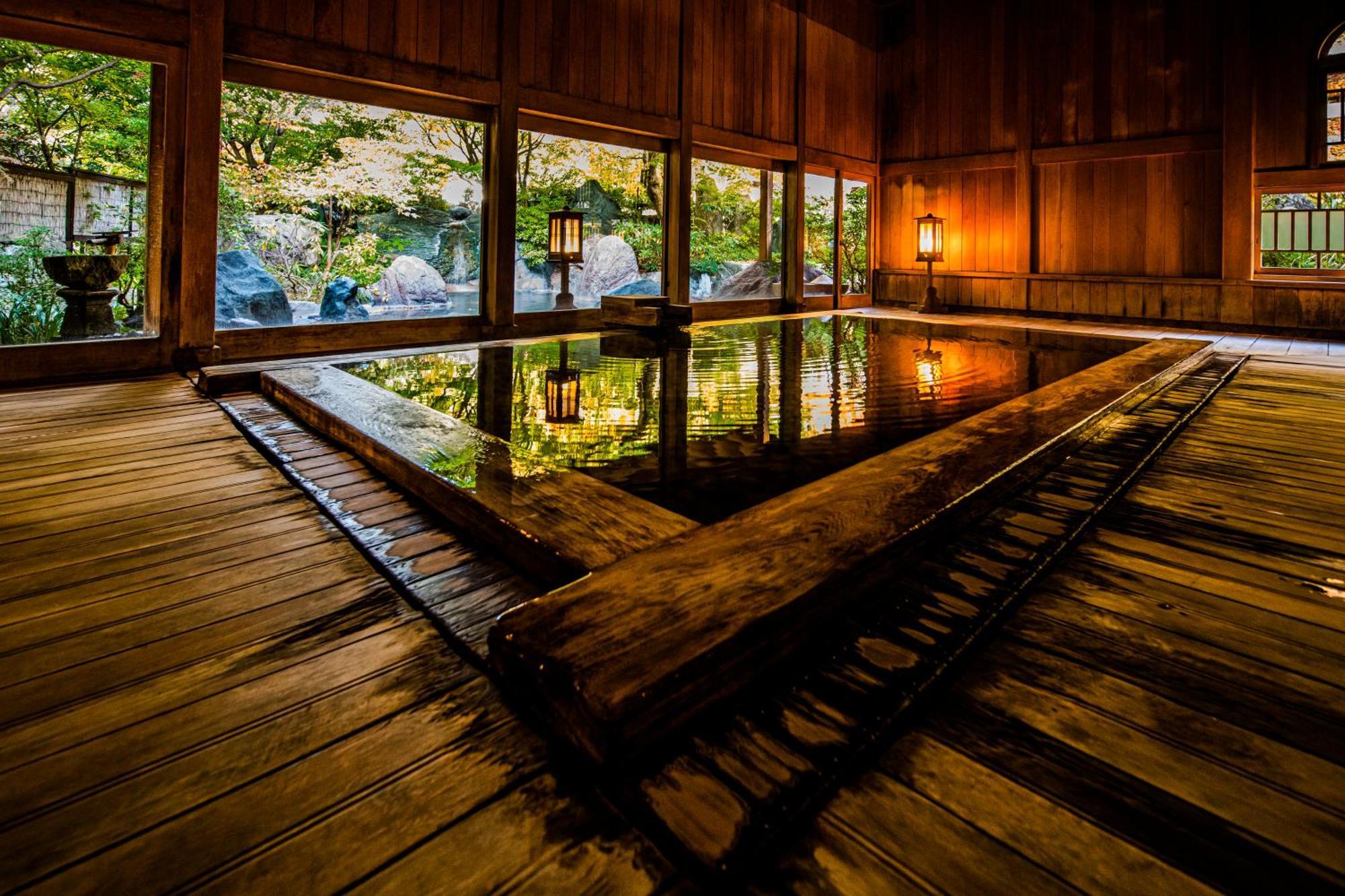 Houshi Onsen Chojukan Minakami Buitenkant foto